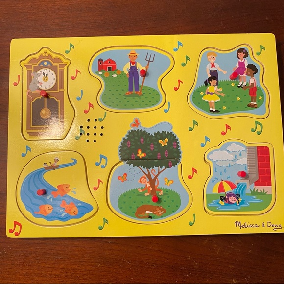 Melissa & Doug Other - Melissa and Doug wood nursery rhymes puzzle